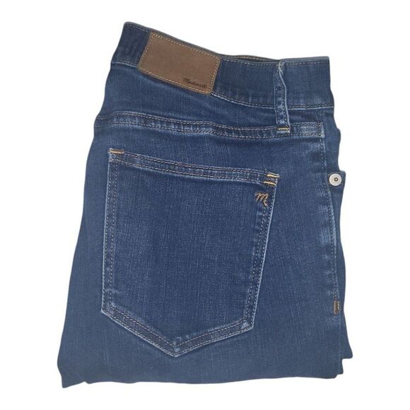 Madewell Jeans Women Sz‎ 28 Alley Straight Leg Distressed Blue Denim - Picture 1 of 7